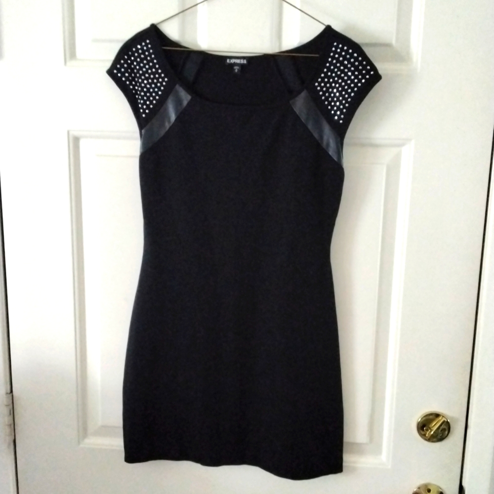 Express sleeveless little black dress. Size M